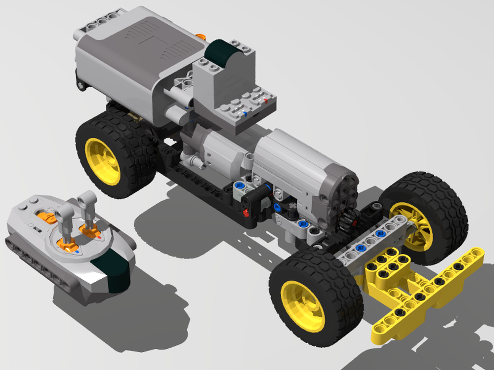 LEGO MOC Rear Wheel Drive SUV by NickyTech Rebrickable Build