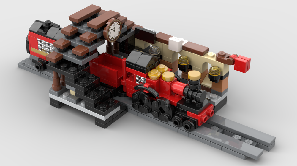 LEGO MOC HP - Motorized Hogwarts Express (75955) by moonmanbricks