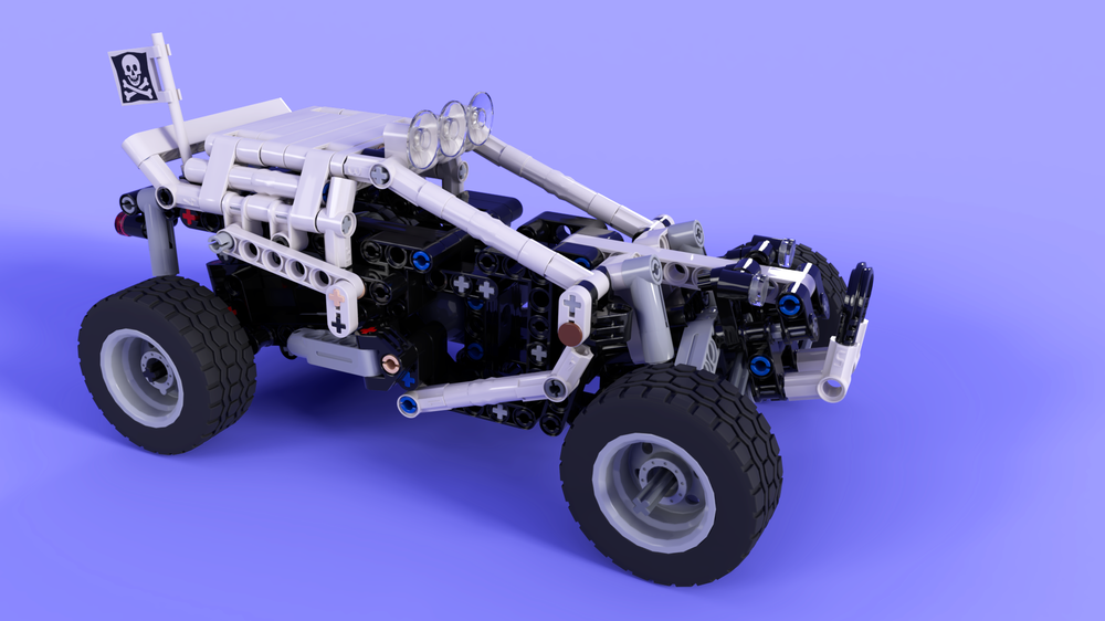 LEGO MOC Pullback Buggy by zok1 | Rebrickable - Build with LEGO