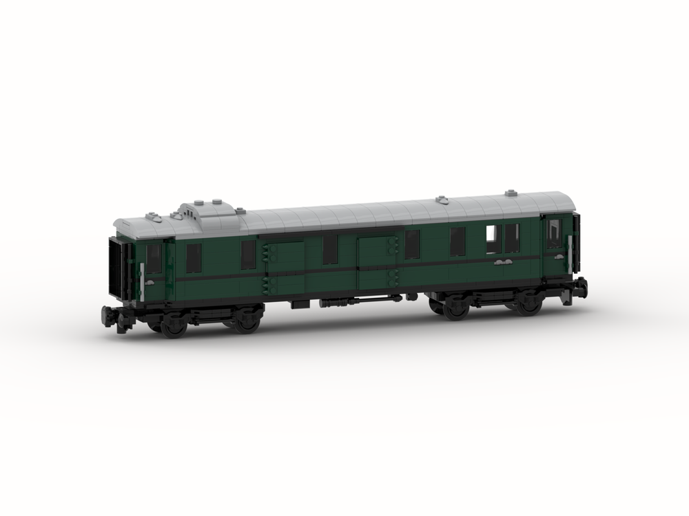 LEGO MOC Eilzugwagen (1930) Baggage Coach (8w) by copernicus508 ...