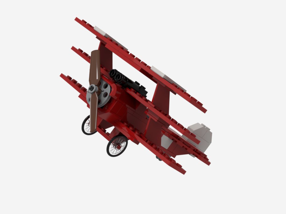 LEGO MOC Fokker Dr.1 - The Red Baron minifg scale by jameshigson0512 ...