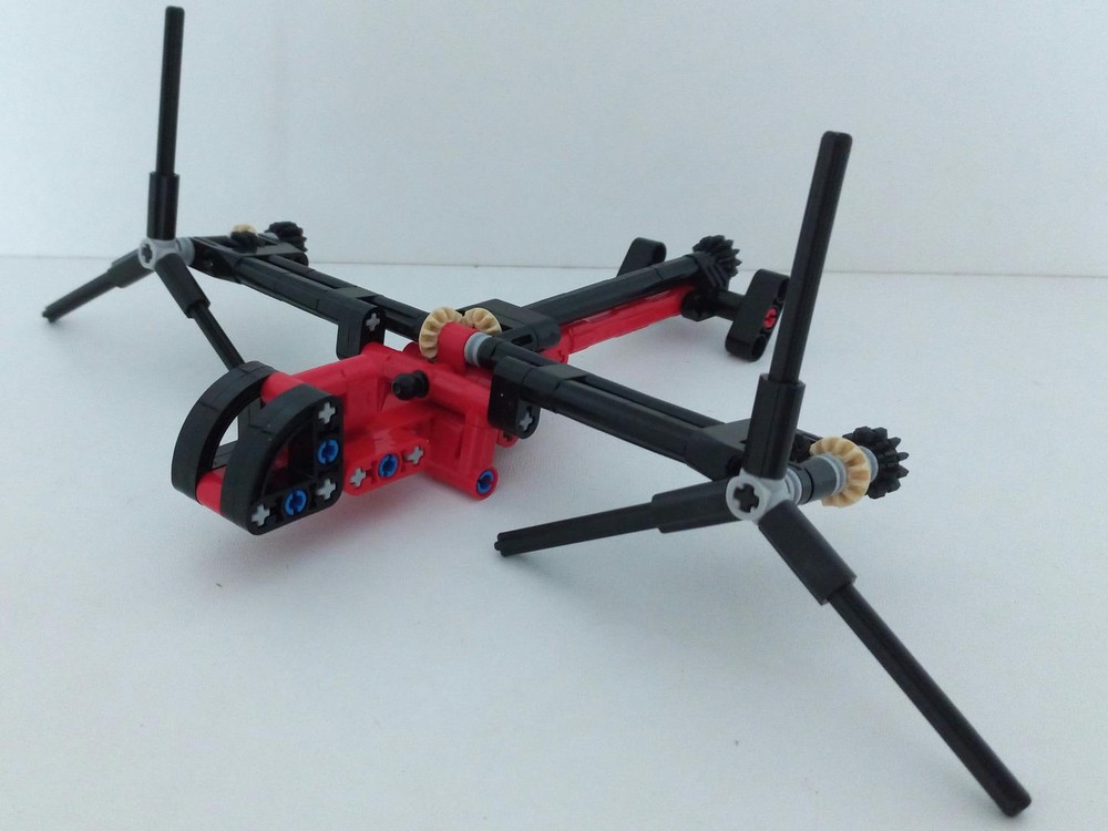 LEGO MOC Mini tiltrotor. Мини-конвертоплан by L_T_F_K | Rebrickable ...