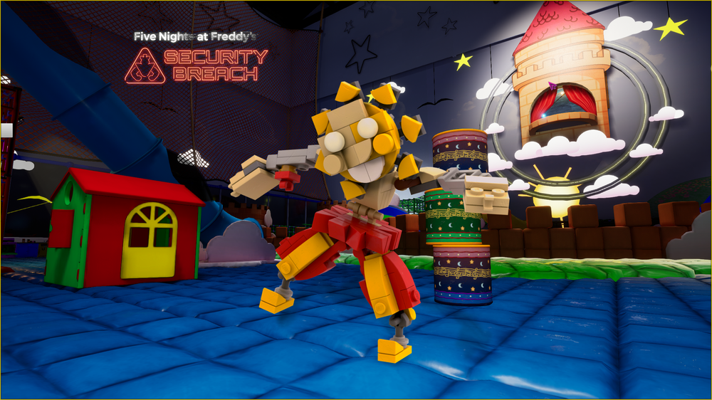 LEGO MOC Sun, The Daycare Attendent from Five Nights at Freddy's: Security  Breach (FNaF SB) by DotNet