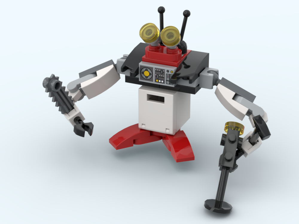 LEGO MOC 11962 Robo-miner by thekitchenscientist | Rebrickable - Build ...