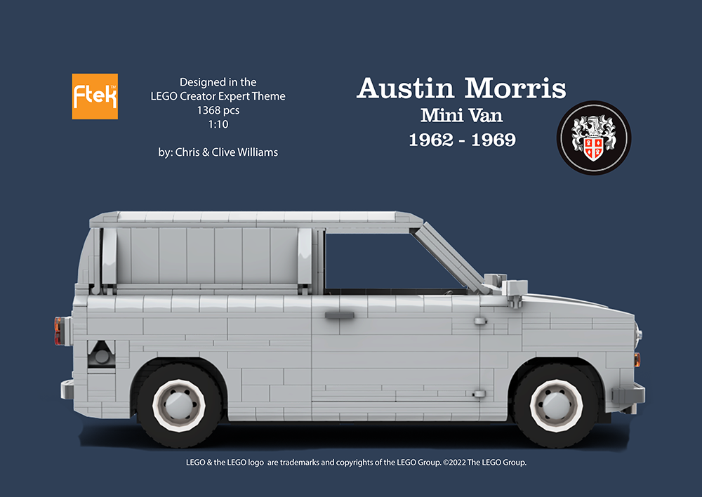 LEGO MOC Austin Morris Mini Van 1962 to 1969 by Ftek_Blocks