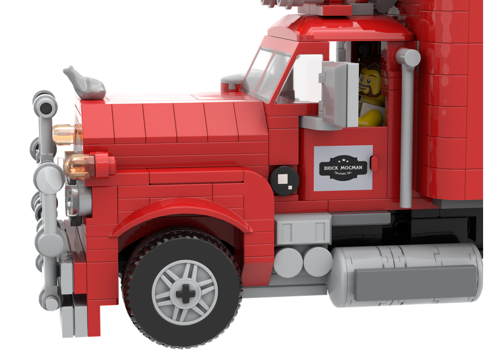 LEGO MOC-116126 Mack R Series Red Truck and Tanker Trailer by Brick ...