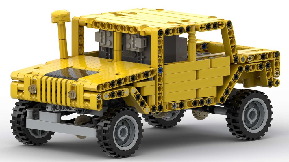 LEGO MOC Small scale Humvee / HMMWV by Stinkwell_exhaust_creations ...