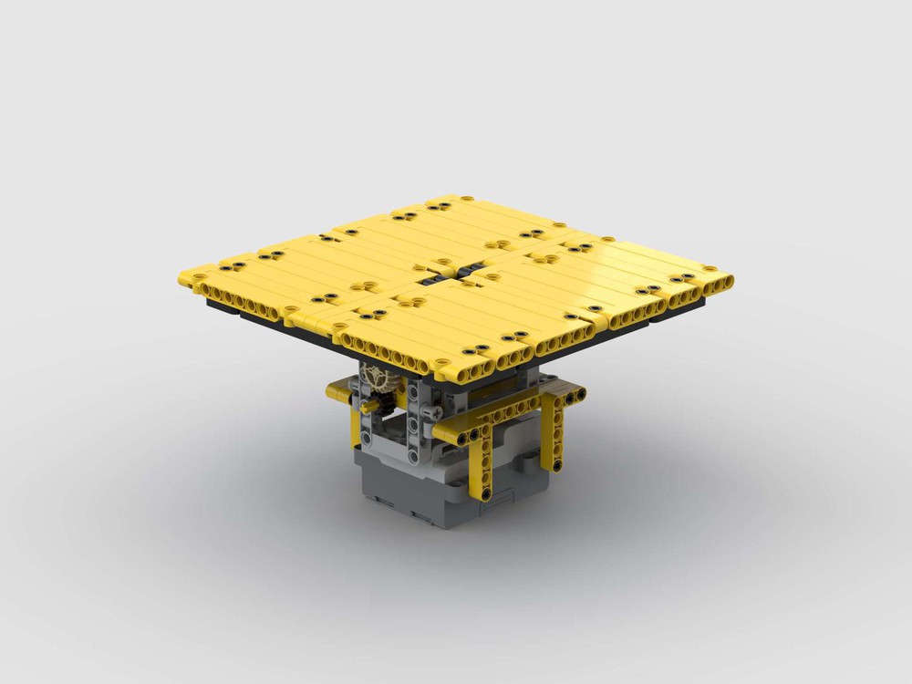 LEGO MOC A Sleek Motorised Turntable for Display by Eddie_Young