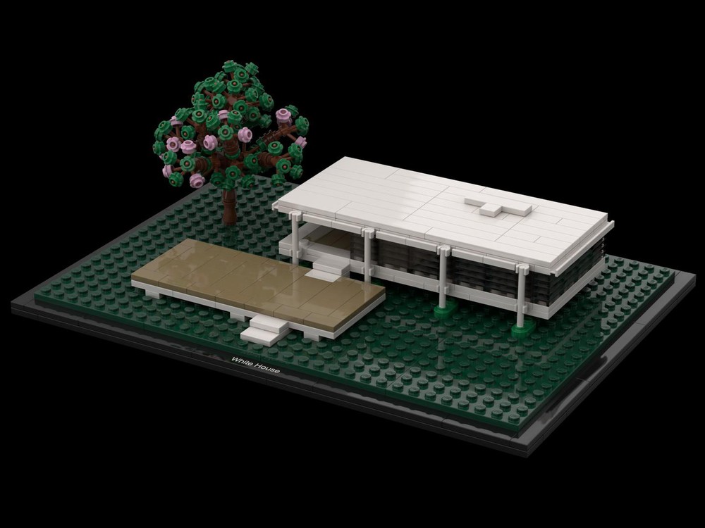 LEGO MOC Farnsworth House - 21054 The White House Alternative Build by PL  MOCs | Rebrickable - Build with LEGO