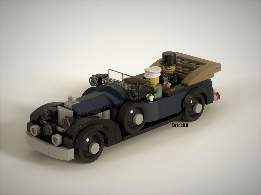 LEGO MOC Vintage luxury convertible by BrickAA | Rebrickable - Build ...