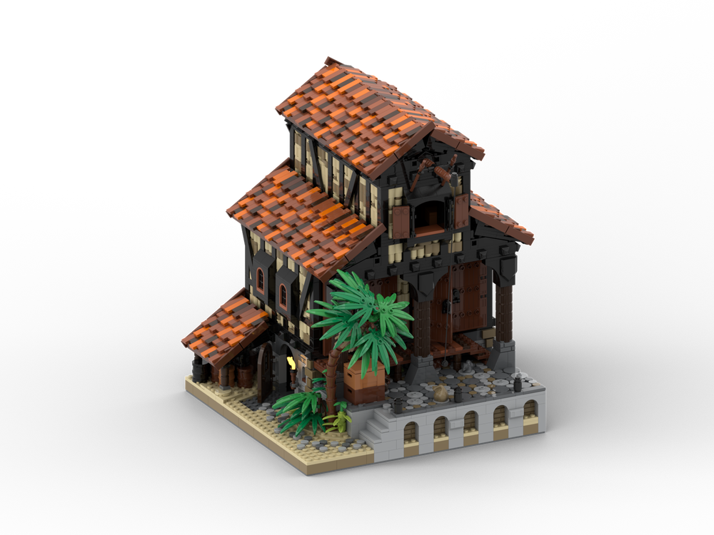 LEGO MOC Port Sauvage: The Warehouse by Brickjester | Rebrickable ...