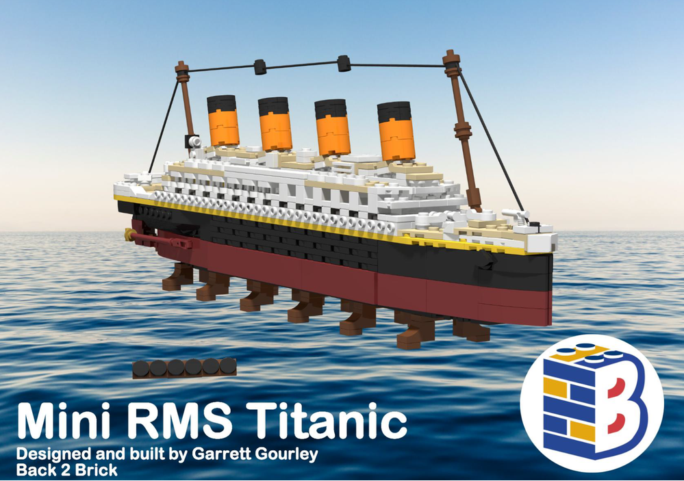 LEGO MOC-116610 Mini RMS Titanic by Back 2 Brick | Rebrickable - Build ...