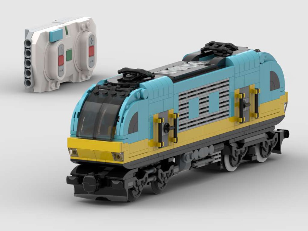 Lego Moc Electro Locomotive By Lefisch Rebrickable Build With Lego