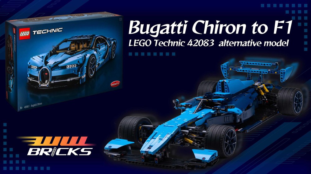 tynd råd antydning LEGO MOC -20% off [MOC] LEGO Technic 42083 Bugatti Chiron F1 Car 2022 ver.  by WW Bricks Studio | Rebrickable - Build with LEGO
