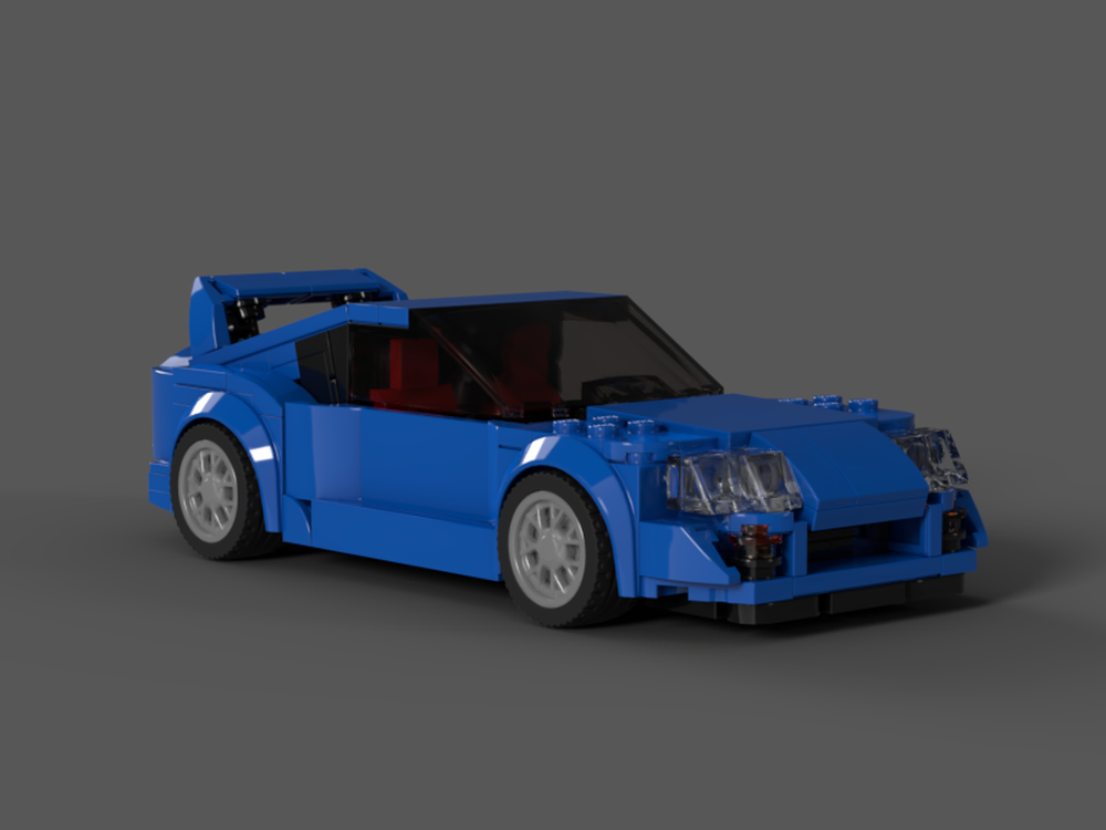 LEGO MOC Toyota Supra Mk4 - Blue by CustomCreationsYT