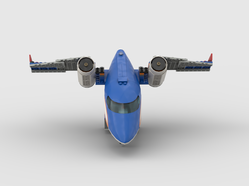 LEGO MOC-116967 Futuristic STOL Jet ALT 60104-1 by Adventurehill1