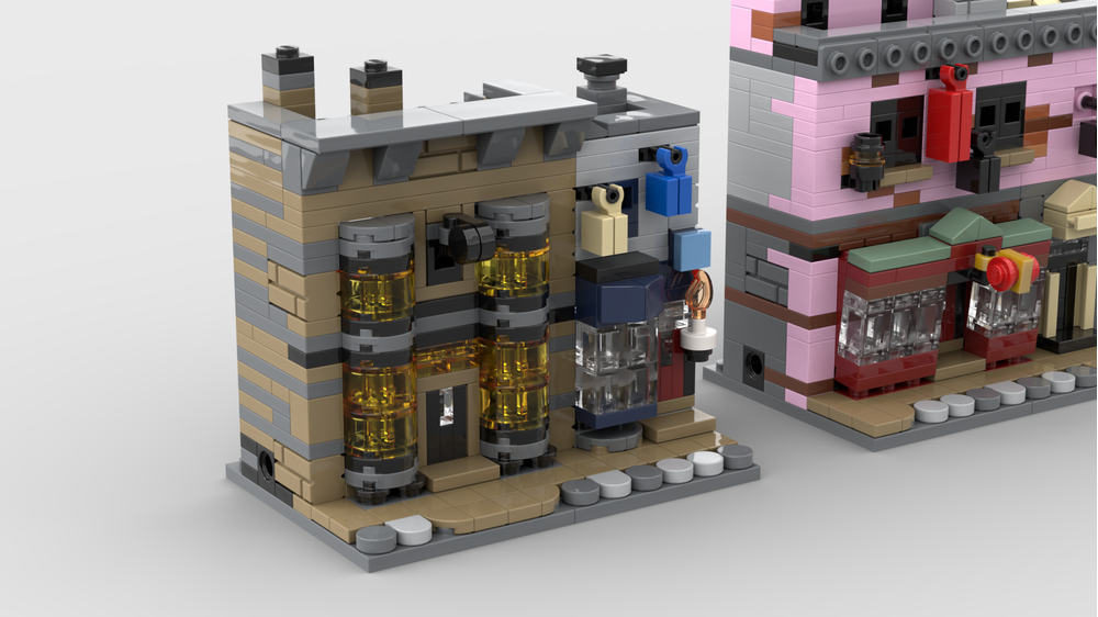 Diagon shops alley micro build