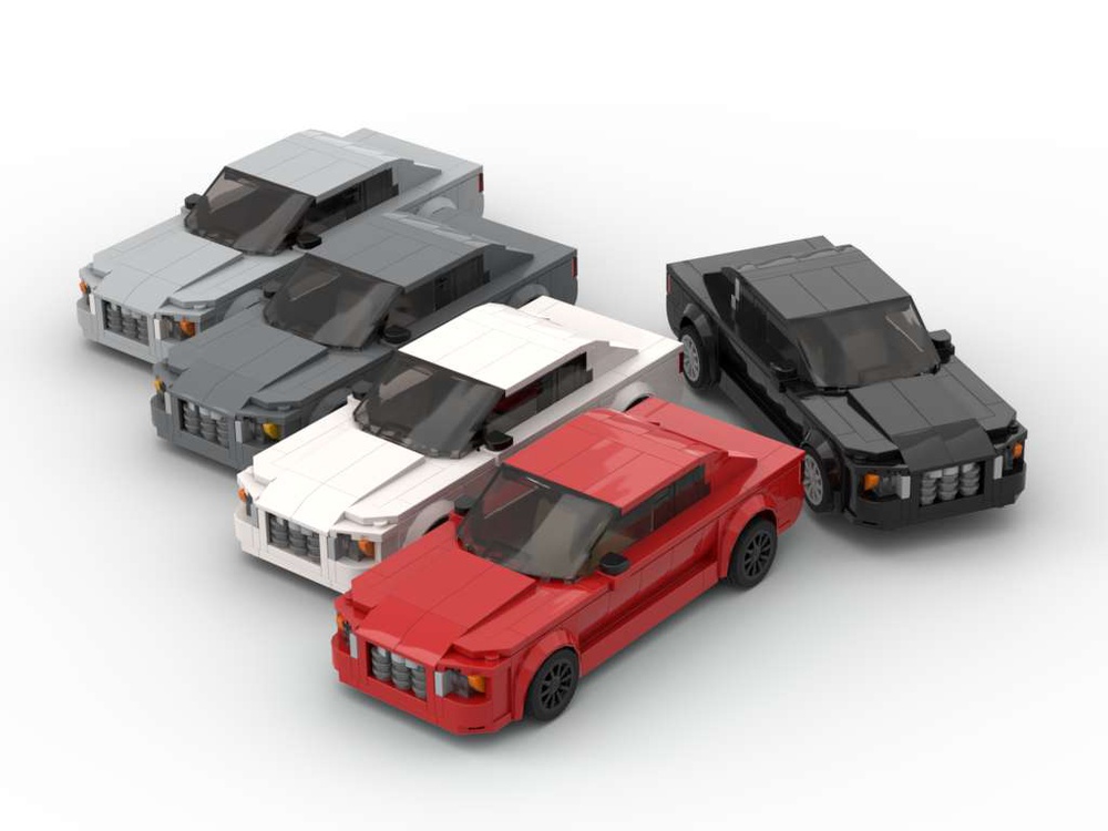 triathlon gå på pension Dykker LEGO MOC Chrysler 300 - Set of Five Colors by IBrickedItUp | Rebrickable -  Build with LEGO