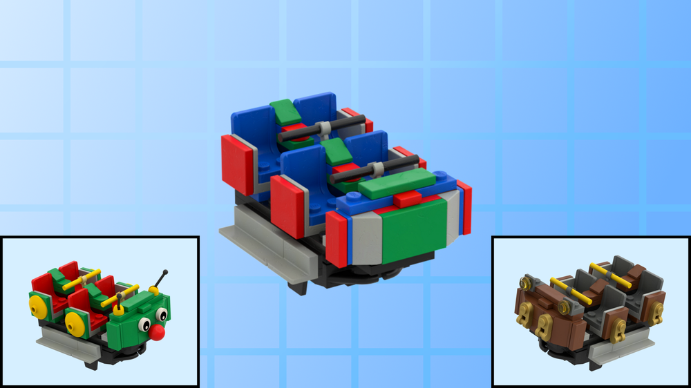 Lego roller coaster car sale