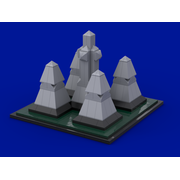 LEGO MOC 21042 - Hilltop Monument by zeegiraf
