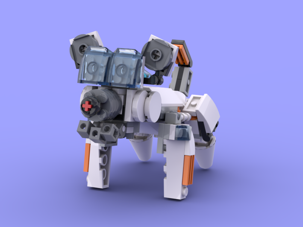 LEGO MOC Robot Dog/ Pig by eric_nunya Rebrickable Build with LEGO