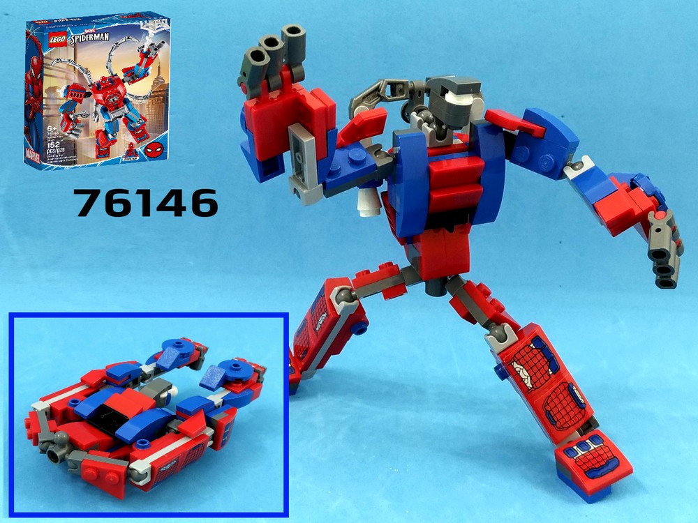 LEGO MOC Transformer Speedboat from LEGO Marvel set 76146: Spider-man mech  armor by alanyuppie | Rebrickable - Build with LEGO