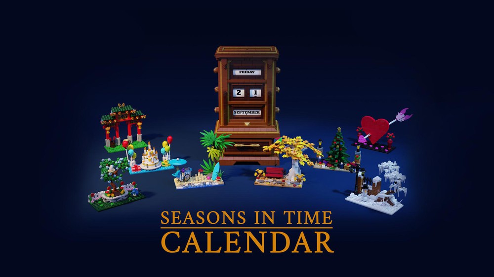 LEGO MOC Seasons In Time Calendar by BrentWaller Rebrickable