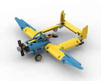 42074 Twin-Boom Plane