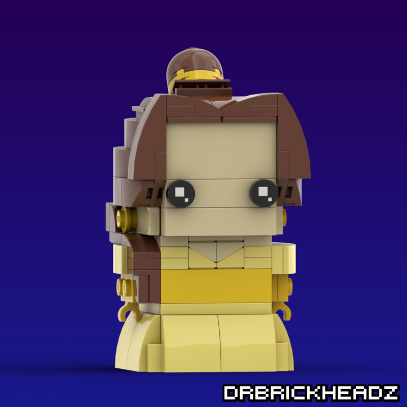 LEGO MOC / The Beauty (Beauty and the Beast) Brickheadz by Rebrickable - Build with LEGO