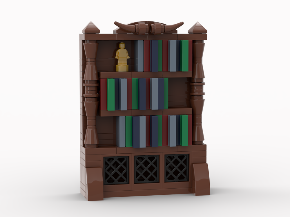 LEGO MOC Bookshelf Brickelnickel | Rebrickable - Build with LEGO