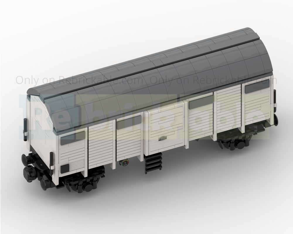 LEGO MOC-117422 Covered Freight Wagon 
