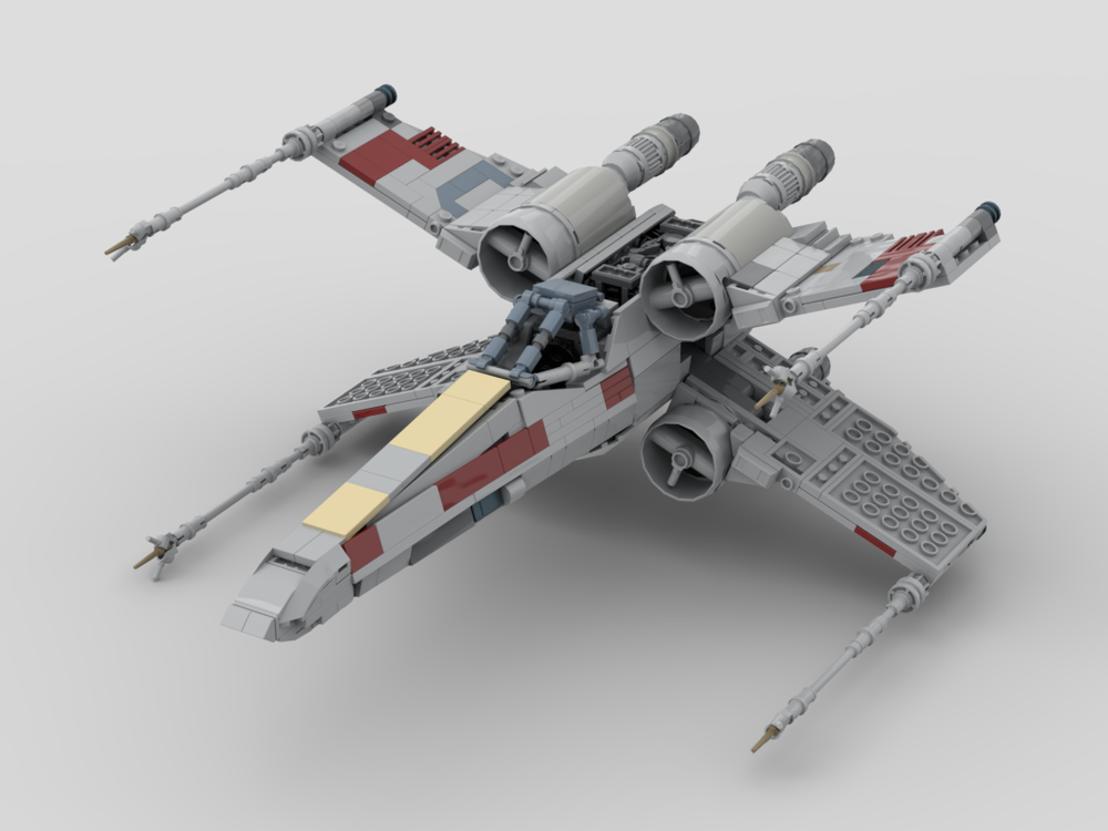 Zoom ind Knogle grafisk LEGO MOC Rebel X Wing by 2x4Productions | Rebrickable - Build with LEGO