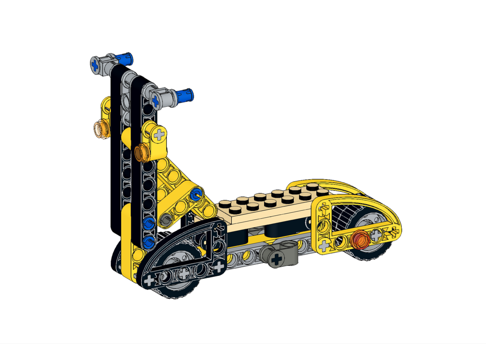 LEGO MOC Scooter by NARP Rebrickable Build with LEGO