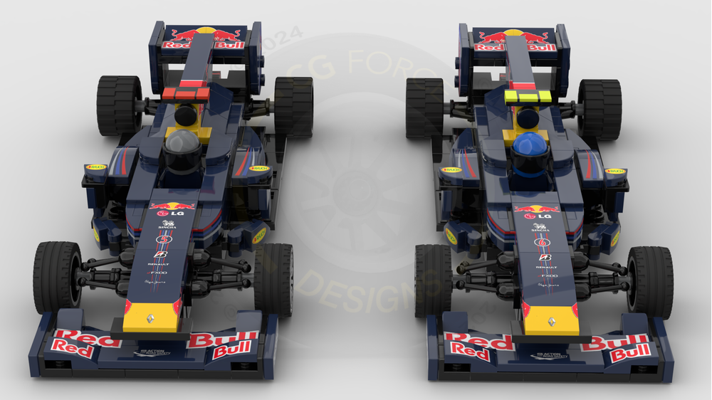 LEGO MOC F1 Red Bull Racing RB6 by CGForceDesigns | Rebrickable - Build ...