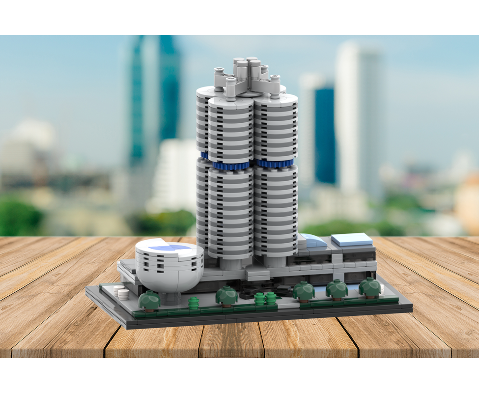 LEGO MOC-117669 BMW Headquarter & Museum - Munich / München by