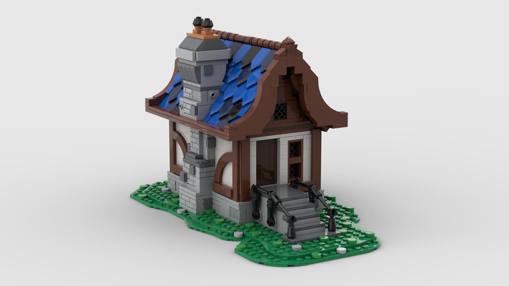 min Ubetydelig Precipice LEGO MOC Small medieval house by JP_Brickworks | Rebrickable - Build with  LEGO