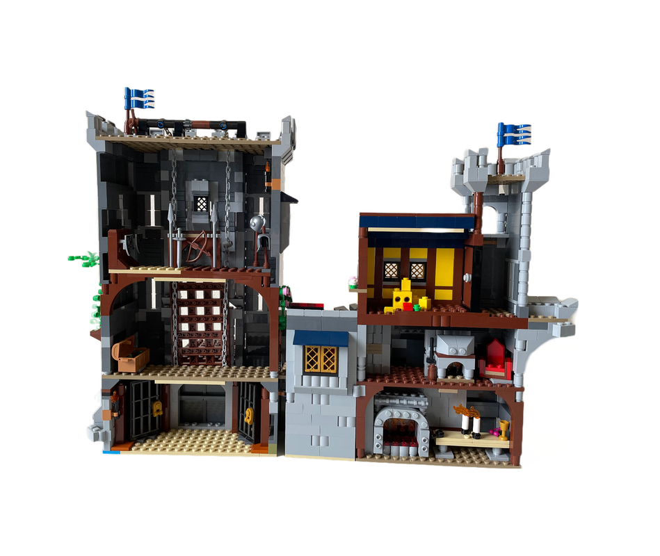 LEGO MOC Blue Knight's Castle Fortress (2x31120 Alternate build) by re ...