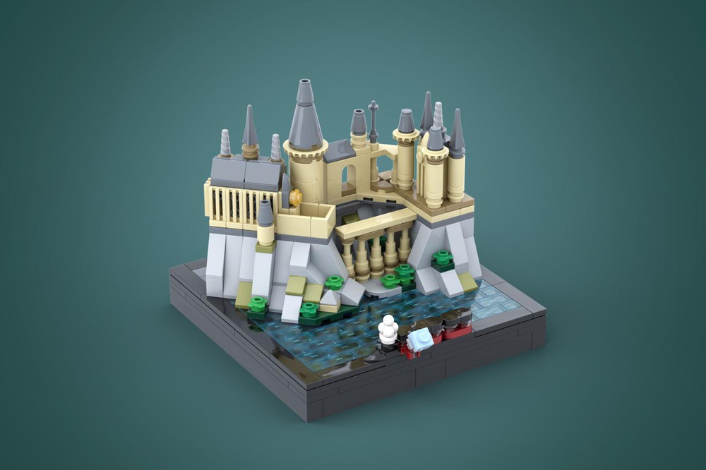 LEGO MOC HW Castle - microscale by LEt.sGO | Rebrickable - Build with LEGO