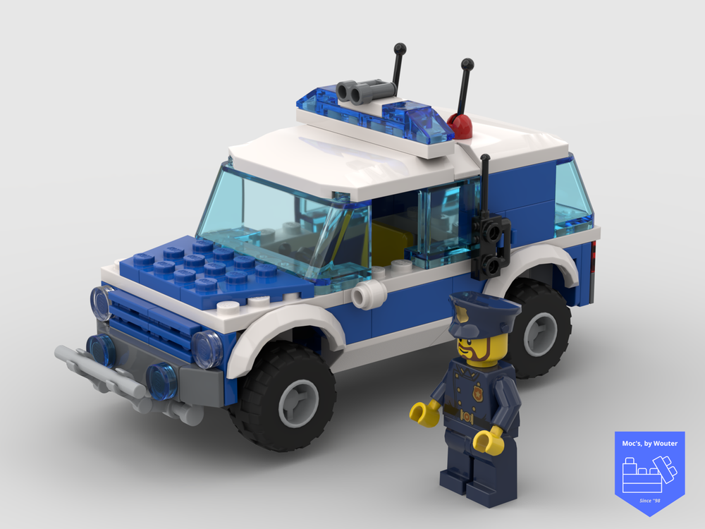 LEGO MOC Police Car by MOC_By_Wouter | Rebrickable - Build with LEGO