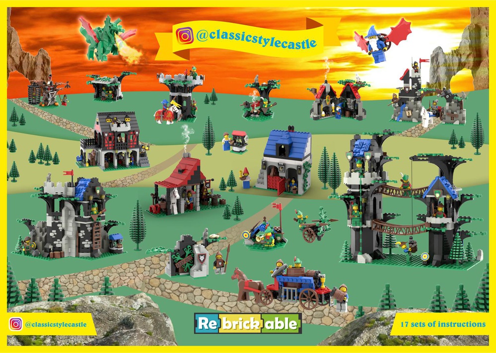 gardin klar Mængde af LEGO MOC Classic Castle World by classicstylecastle | Rebrickable - Build  with LEGO