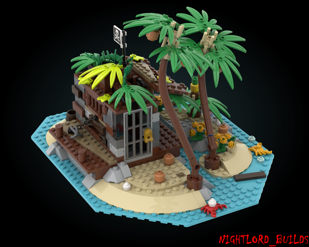 LEGO MOC Island(s) of Barracuda Bay 21322 Alt. Build by