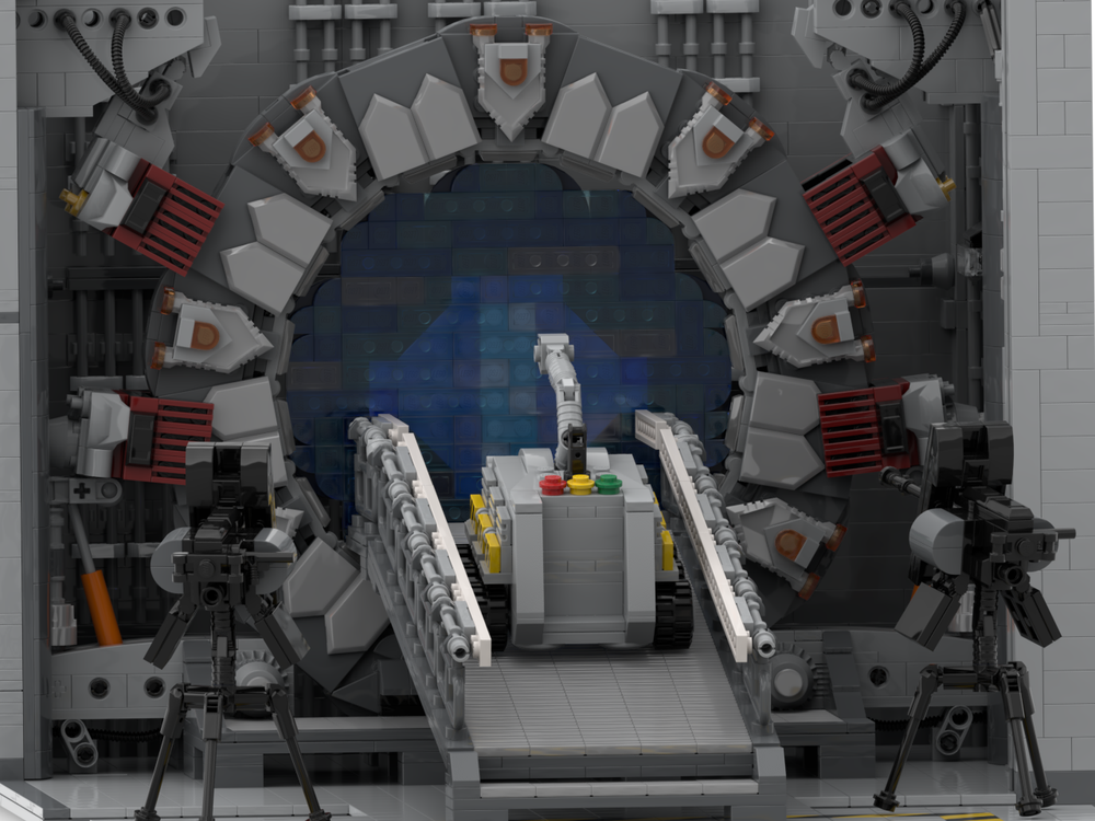 LEGO MOC Stargate Diorama with M.A.L.P. Unit and 2 Guns by Kilo-Whiskey ...