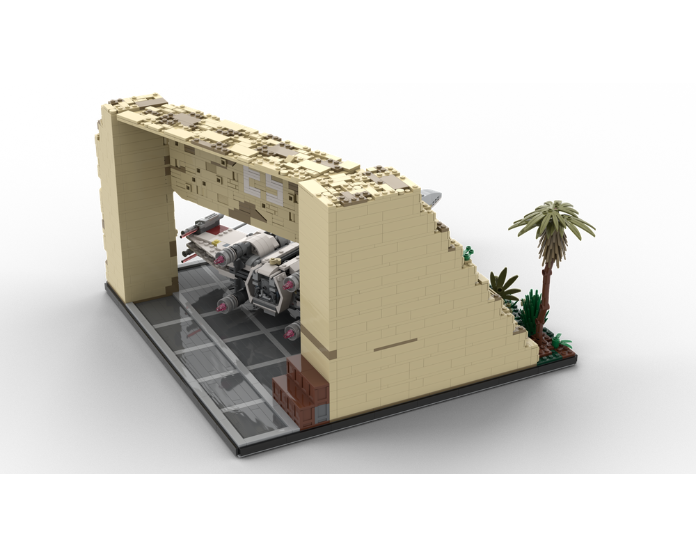 LEGO MOC SW Yavin VI Starfighter X Wing Hangar (75301 & 75218) by