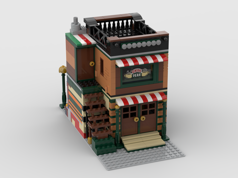LEGO MOC Modular Central Perk Cafe & Pub by Brick Artisan