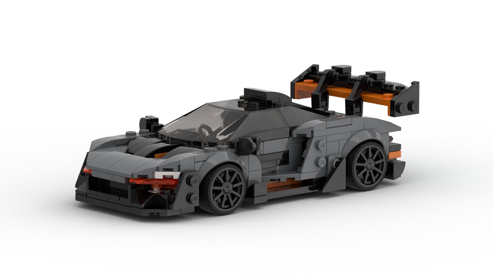 LEGO MOC McLaren Senna - Grey Orange by championmocs | Rebrickable ...