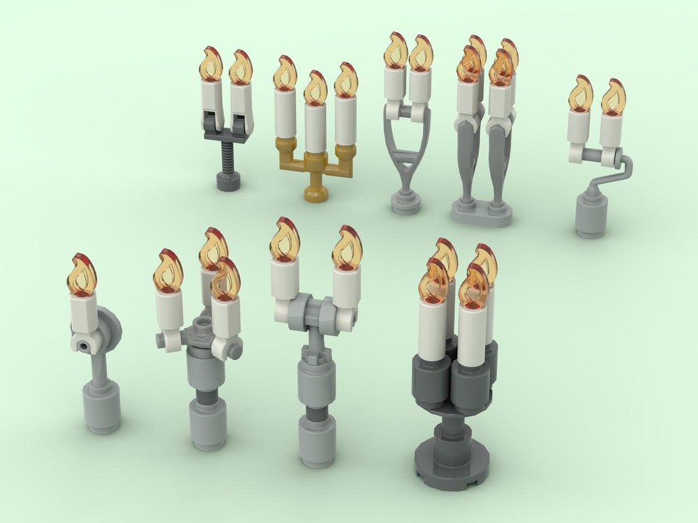 LEGO MOC Candlestick series No. 1 by Dybowskyia Rebrickable Build