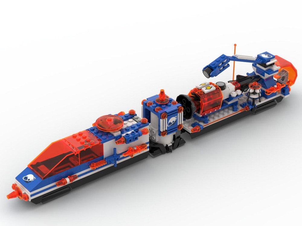 radar Rug Forestående LEGO MOC Ice Planet Monorail by paulvdb | Rebrickable - Build with LEGO
