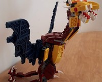 LEGO MOC-118094 King Ghidorah (31102 2-to-1) by dub_wiser