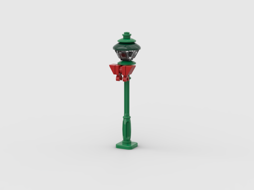 LEGO MOC Winter Village Street Lamp by gijoseph25b