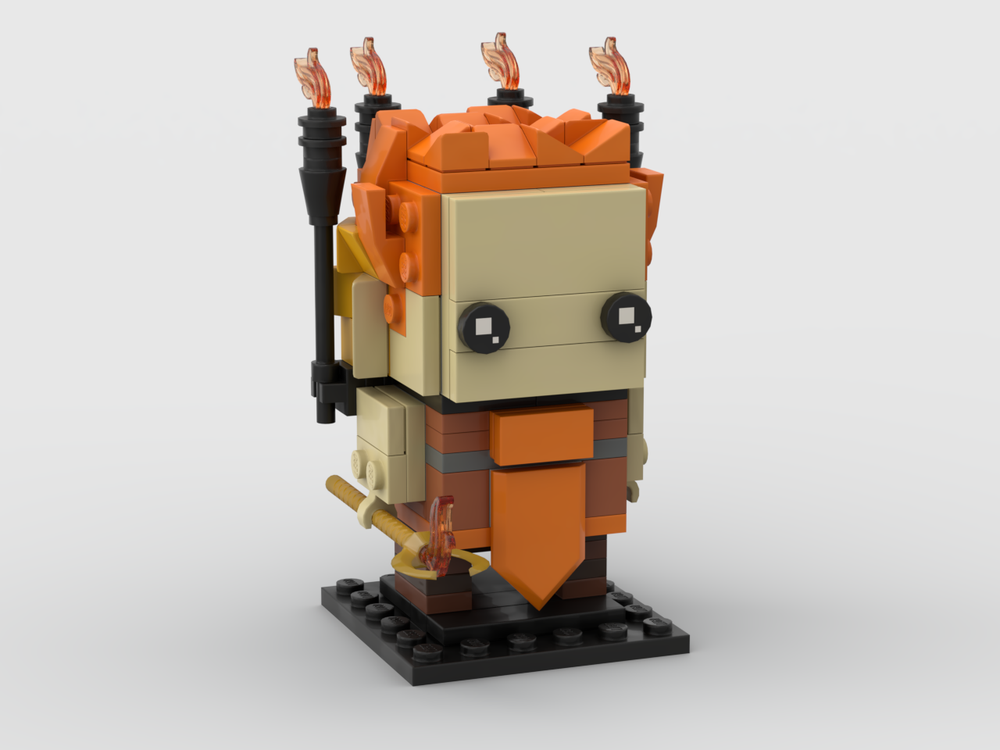 LEGO MOC Pyromancer Sienna Fuegonasus Brickhead (Warhammer Vermintide ...